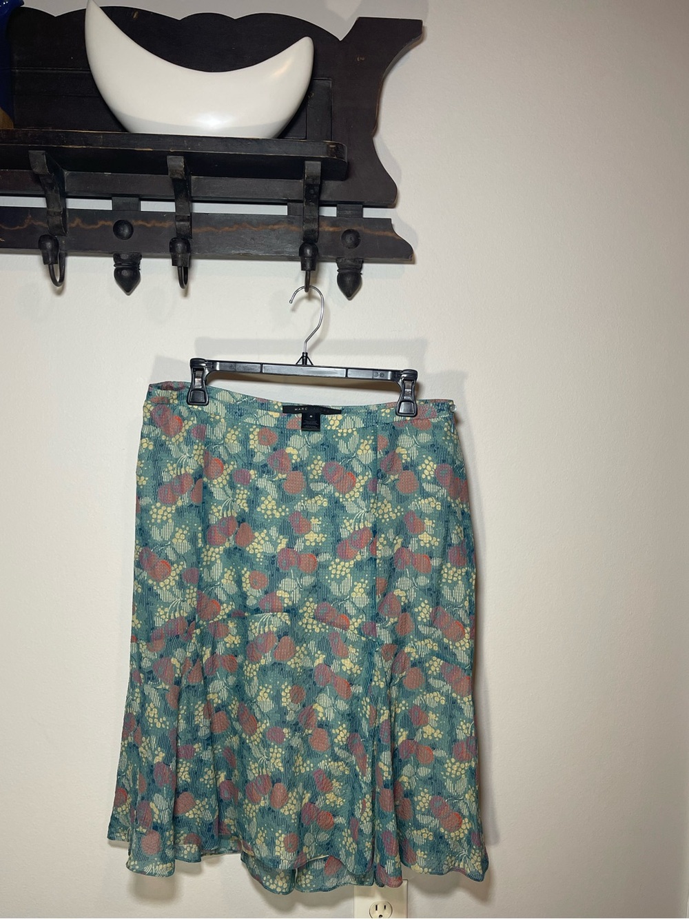 Marc Jacobs Ditsy Silk Skirt Size 8